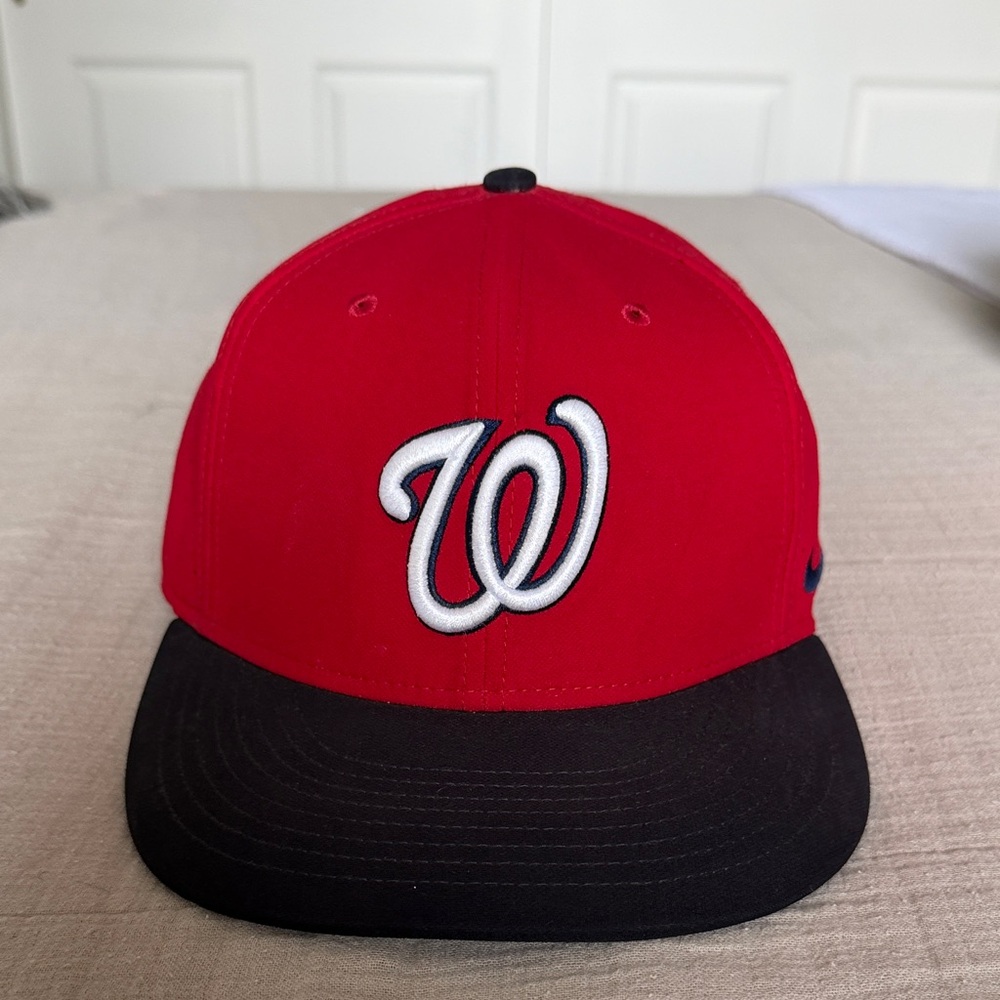 Washington Nationals Nike MLB Red and Navy Blue Cap